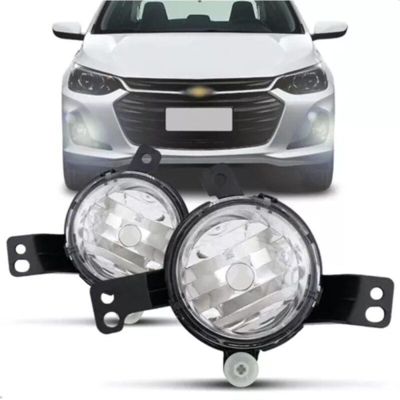 Kit Farol de Milha Neblina Novo Onix / Onix Plus 2020 2021 2022 2023 2024