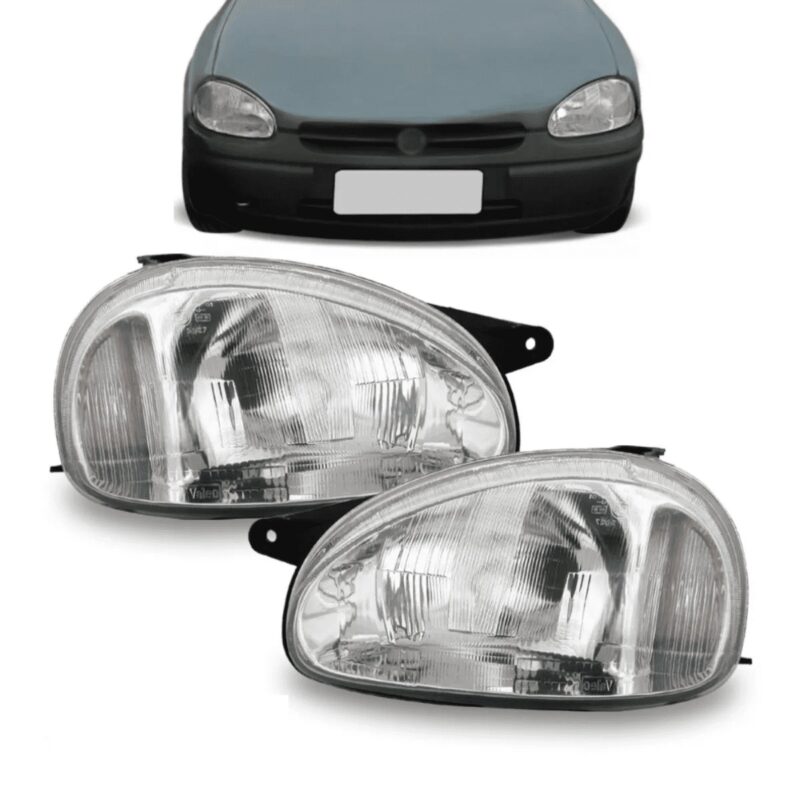 Farol Principal Chevrolet Corsa 1994 a 2000 Lente Lisa