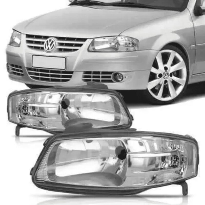Farol Gol / Parati / Saveiro G4 05/ Máscara Cromada